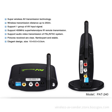PAKITE BRAND 2.4GHZ wireless audio video transmitter receiver